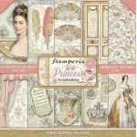 Stamperia 8x8 Mini Scrapbooking Pad - Princess