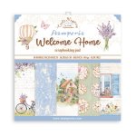 Stamperia 8x8 Mini Scrapbooking Pad - Create Happiness - Welcome Home