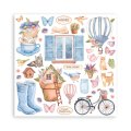 Stamperia 8x8 Mini Scrapbooking Pad - Create Happiness - Welcome Home