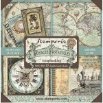 Stamperia 12x12 Scrapbooking Paper Pad Maxi - Voyages Fantastiques