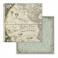 Stamperia 12x12 Scrapbooking Paper Pad Maxi - Voyages Fantastiques