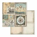 Stamperia 12x12 Scrapbooking Paper Pad Maxi - Voyages Fantastiques