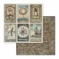 Stamperia 12x12 Scrapbooking Paper Pad Maxi - Voyages Fantastiques