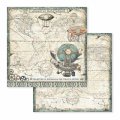 Stamperia 12x12 Scrapbooking Paper Pad Maxi - Voyages Fantastiques