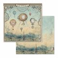 Stamperia 12x12 Scrapbooking Paper Pad Maxi - Voyages Fantastiques