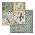 Stamperia 12x12 Scrapbooking Paper Pad Maxi - Voyages Fantastiques