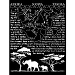 Stamperia 20x25cm Thick Stencil - Savana Africa