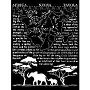 Stamperia 20x25cm Thick Stencil - Savana Africa
