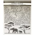 Stamperia 20x25cm Thick Stencil - Savana Africa