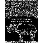 Stamperia 20x25cm Thick Stencil - Savana Rhino