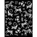 Stamperia 20x25cm Thick Stencil - Savana Grafiti