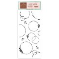 Stamperia 12x25cm Thick Stencil - Create Happiness Welcome Home - Garlands
