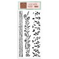 Stamperia 12x25cm Thick Stencil - Create Happiness Welcome Home - Nature