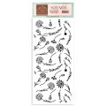 Stamperia 12x25cm Thick Stencil - Create Happiness Welcome Home - Flowers