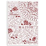 Stamperia G Stencil 21x29.7cm - Casa Granada Home, Maison