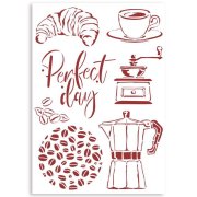 Stamperia G Stencil 21x29.7cm - Casa Granada Coffee