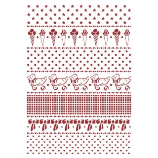 Stamperia G Stencil 21x29.7cm - DayDream Borders