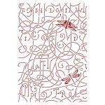 Stamperia G Stencil 21x29.7cm - Romantic Garden House Dragonfly