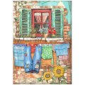Stamperia A4 Rice Paper Selection of 6 - Sunflower Art