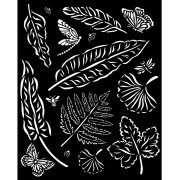 Stamperia 20x25cm Thick Stencil - Sunflower Art - Leaves