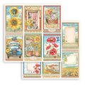 Stamperia 12x12 Scrapbooking Pad - Sunflower Art