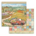 Stamperia 12x12 Scrapbooking Pad - Sunflower Art