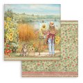 Stamperia 12x12 Scrapbooking Pad - Sunflower Art