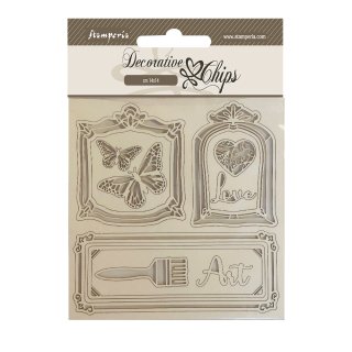 Stamperia 14x14cm Decorative Chips - Sunflower Art Frames