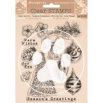 Romantic Christmas 14x18cm Acrylic Stamp
