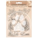 Romantic Home For The Holidays Snowflakes, Tree 14x18cm Acrylic Stamp