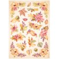 Stamperia A4 Rice Paper Selection of 6 - Woodland