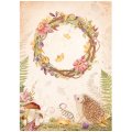 Stamperia A4 Rice Paper Selection of 6 - Woodland