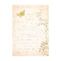 Stamperia A6 Rice Paper Selection of 8 - Backgrounds Woodland