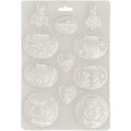 Stamperia A4 Soft Mould - Woodland Oval Plates