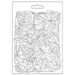 Stamperia A5 Soft Mould - Woodland Leaves Pattern