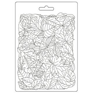 Stamperia A5 Soft Mould - Woodland Leaves Pattern
