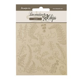 Stamperia 14x14cm Decorative Chips - Woodland Branches With Leaves