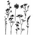 Tim Holtz Cling Stamps - Wildflowers