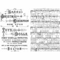 Tim Holtz Cling Stamps - Music & Advert