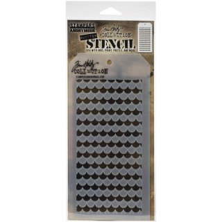 Tim Holtz Layering Stencil - Shifter Scallop