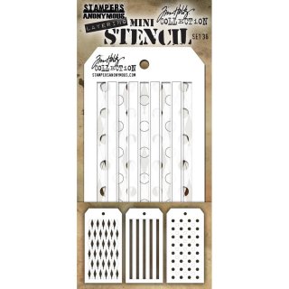 Tim Holtz Mini Layering Stencil Set 36
