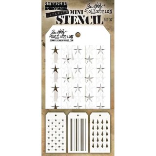Tim Holtz Mini Layering Stencil Set 37