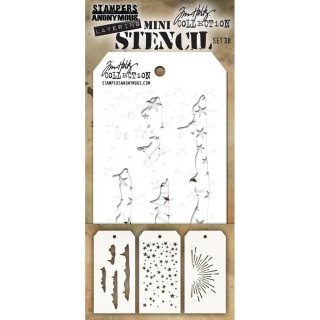 Tim Holtz Mini Layering Stencil Set 38