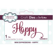 Sue Wilson Craft Die - Mini Expressions - Happy
