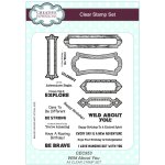 Sue Wilson A5 Clear Stamp Set - Wild About You