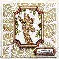 Sue Wilson 7x7 inch Stencil - Tropical Leaves
