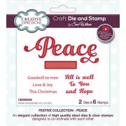Sue Wilson Stamp and Die Set - Peace