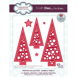 Sue Wilson Craft Die - Festive Collection - Bubble Tree-O