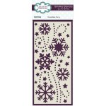 Sue Wilson Slimline Stencil - Snowflake Flurry