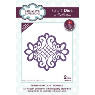 Sue Wilson Craft Die - Frames and Tags Collection - Beatrice